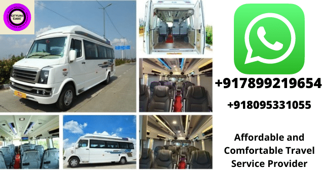 12 Seater Tempo Traveller for rent in outstation,citylinecabs.in
