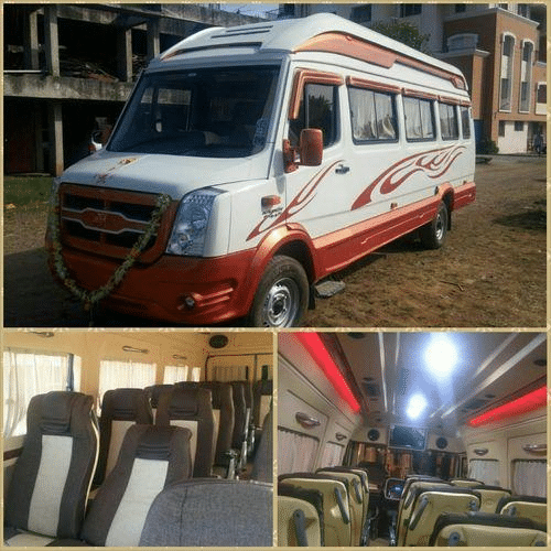 Tempo Traveller car on rental service in Bangalore,citylinecabs.in
