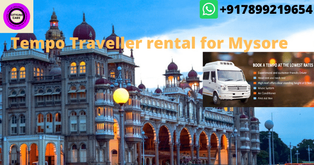 Tempo Traveller rental for Mysore.citylinecabs.in