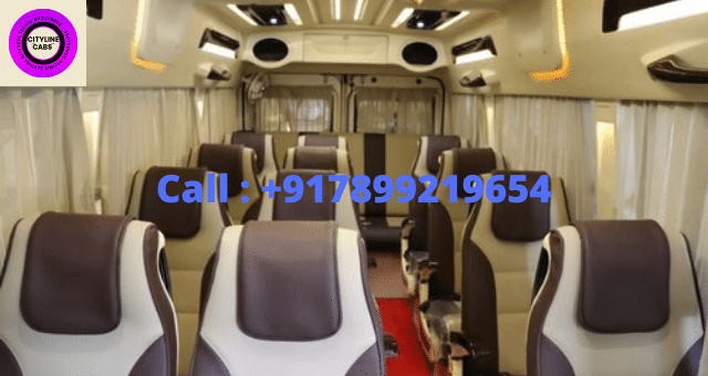 12 Seater Tempo Traveller Rent Bangalore Per Kilometer.citylinecabs.in