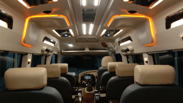 Best Luxury 10 Seater Tempo Traveller in Bangalore.citylinecabs.in
