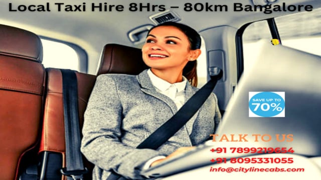 Local Taxi Hire 8Hrs – 80km Near Outer Ring Road Bangalore