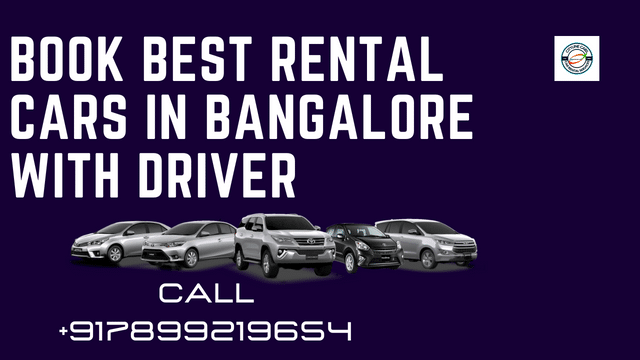 Book Best Rental Cars in Bangalore with Driver