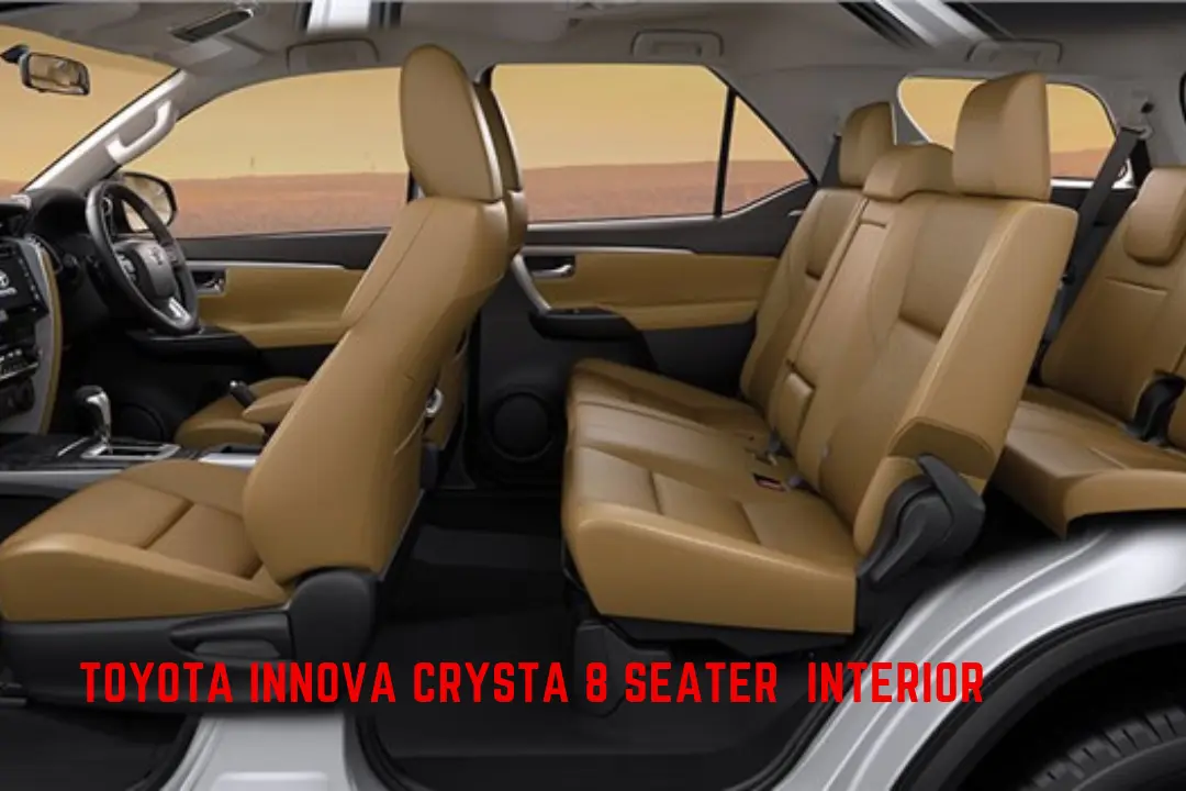 toyota Innova Crysta 8 Seater interior