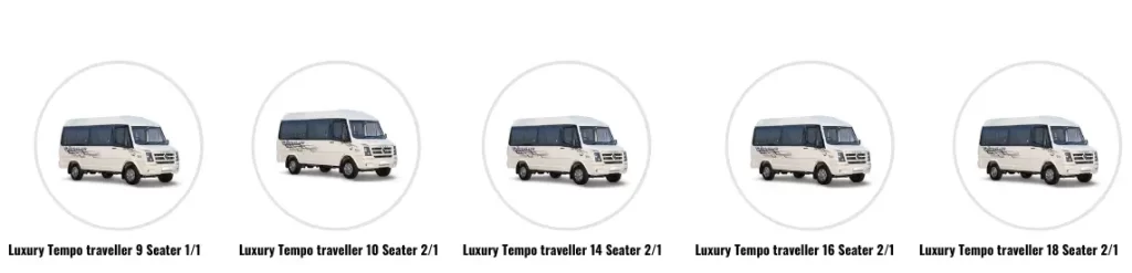 Hire Affordable 9,12,14,16 Seater AC Tempo Traveller With Driver