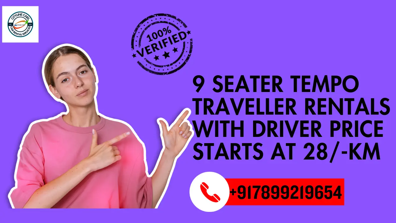 9 seater tempo traveller for rent in bangalore