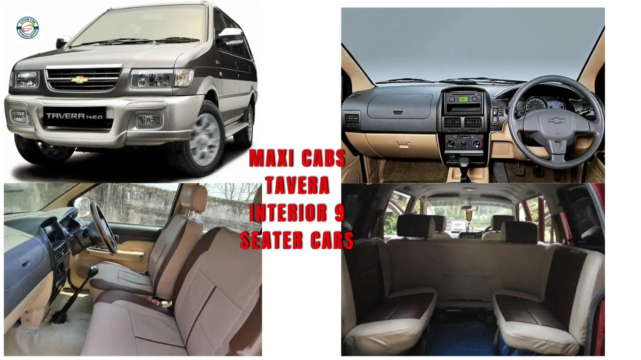 Maxi Cabs Chevrolet Tavera : CLC CAR RENTAL No.1 Car rental agency in Bengaluru