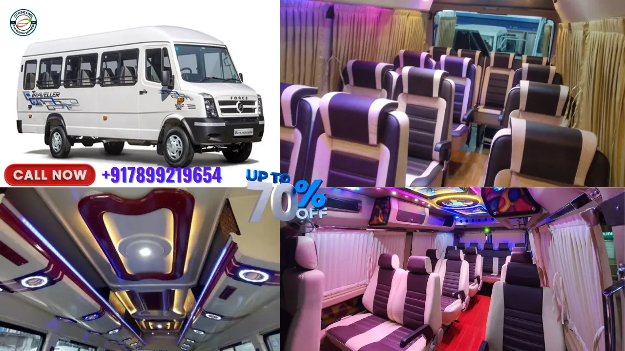 Tempo Traveller 12 Seater With Driver At Affordable Prices